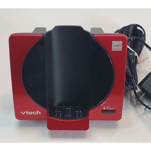 VTech Cordless Phone With Answering Machine & Charger Model CS6919-16 Red - Picture 12 of 16